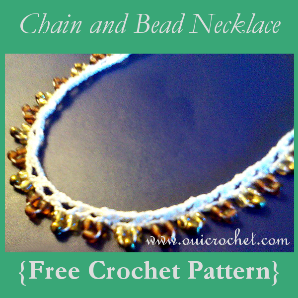 Chain and Bead Necklace