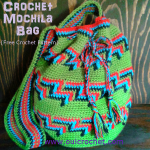 Crochet Mochila Bag Mochila Bag Wayuu Bag Bohemian Bag Crochet Bag Crochet Purse Free Crochet Pattern Crochet Gifts Apache Tears Crochet Stitch 2