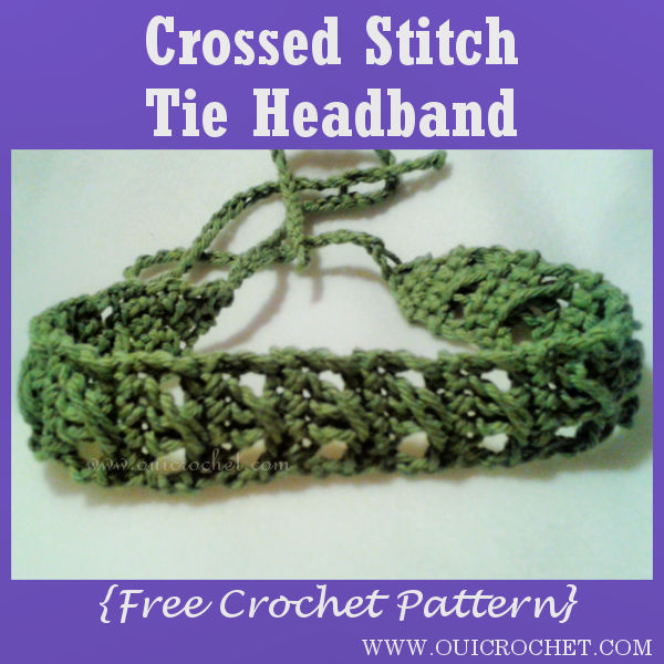 Crossed Stitch Headband