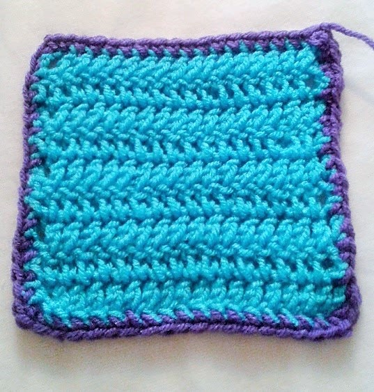 Double Crochet Square 2 1