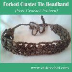 Forked Cluster Tie Headband