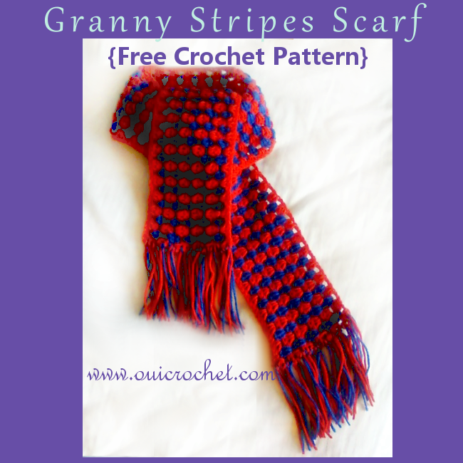 Granny Stripes Scarf