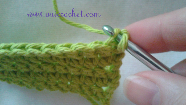 How to Crochet in the Front or Back Loop 2