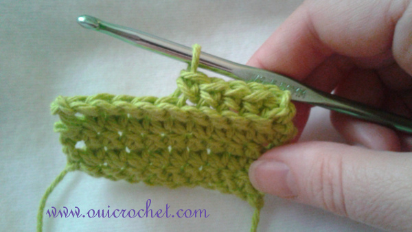 How to Crochet in the Front or Back Loop 4