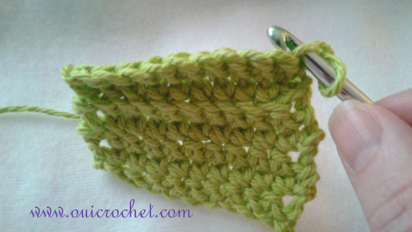 How to Crochet in the Front or Back Loop 5