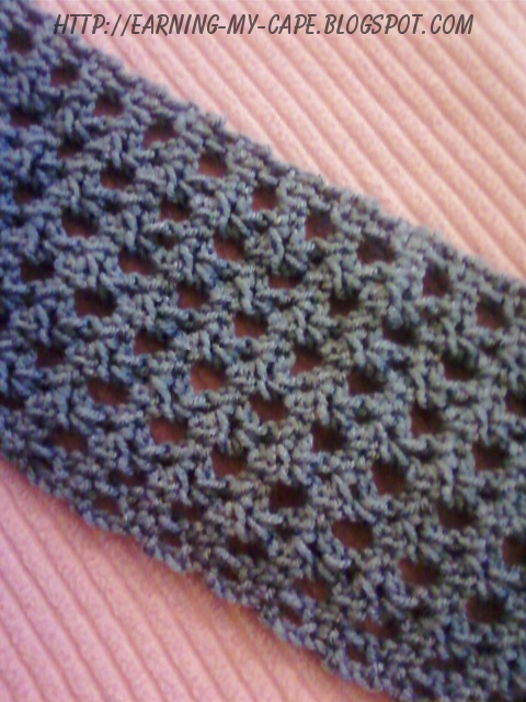 Lacey Vstitch Scarf