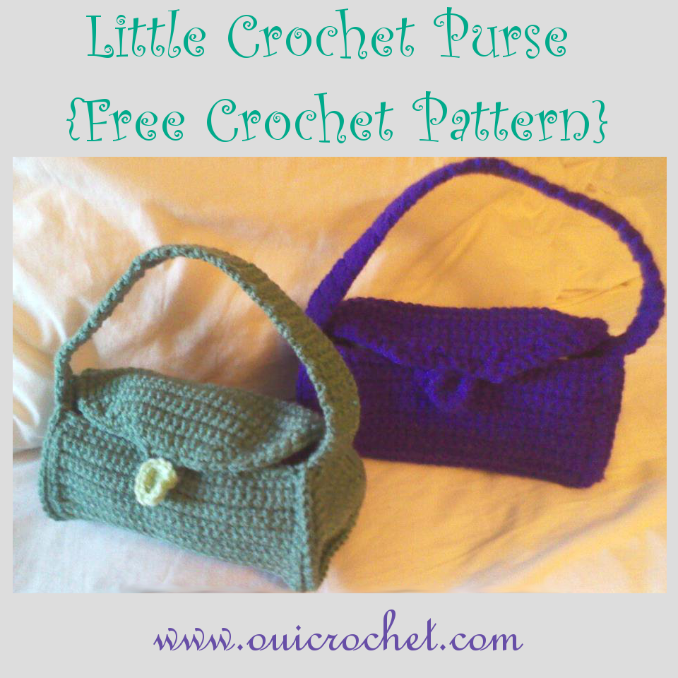 Top crochet purse patterns - Gathered