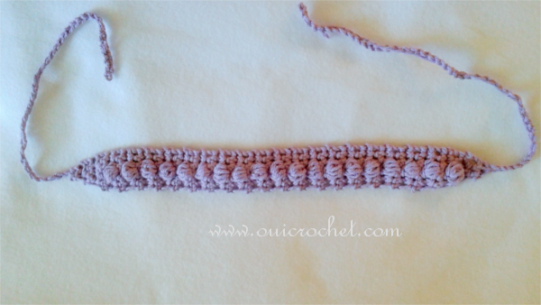 Puff Stitch Tie Headband 2