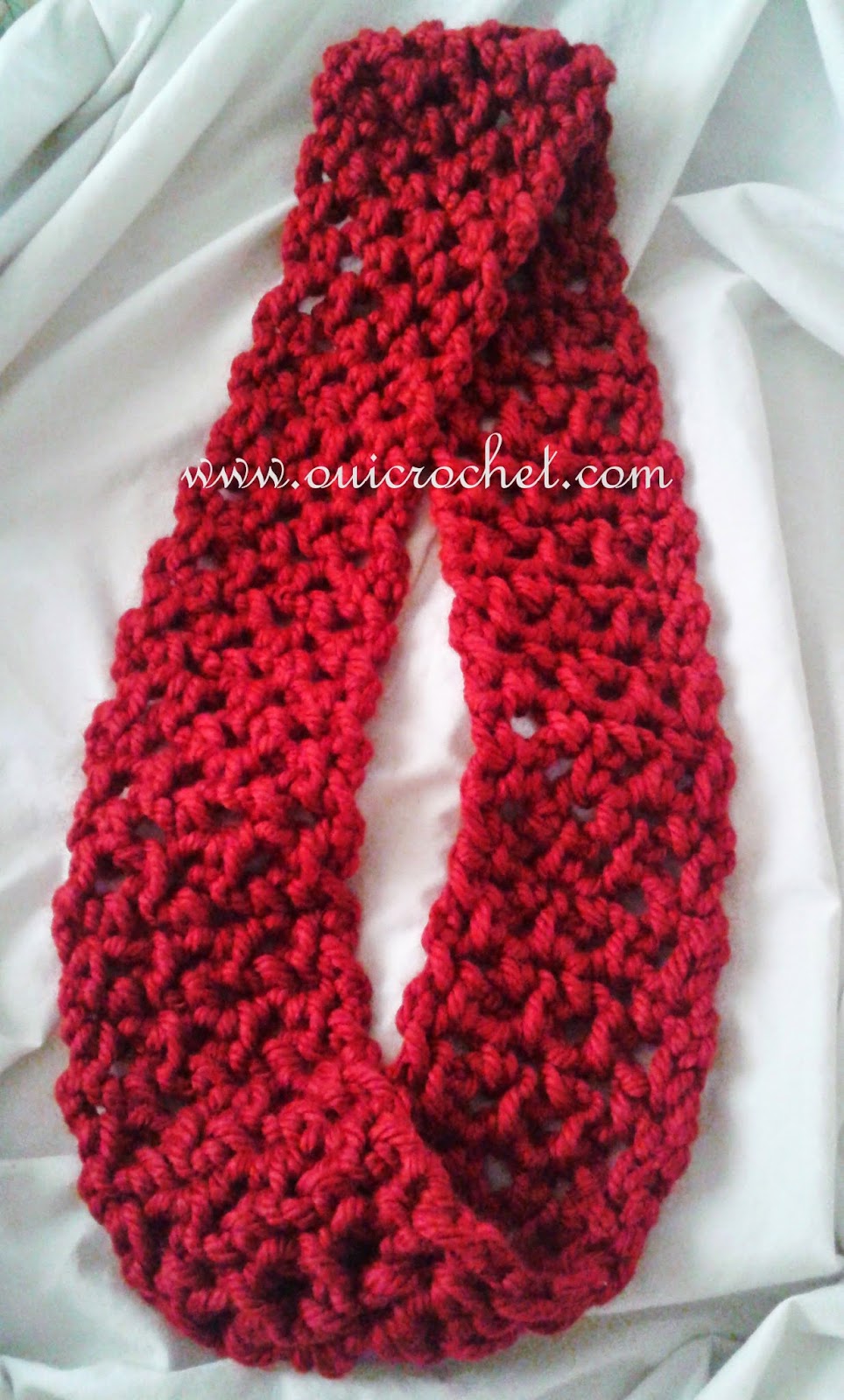 Quick Infinity Scarf Crochet Pattern