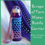 Scraps of Yarn Water Bottle Carrier