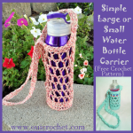 Simple Large or Small Water Bottle