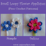 Small Loopy Flower Appliques 3