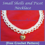 Small Shells and Picot Necklace