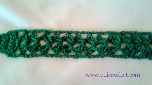 Split Shell Tie Headband {Free Crochet Pattern} - Oui Crochet