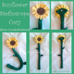 Sunflower Stethoscope Cozy